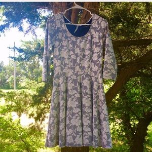 Lauren Conrad Fit and Flare Floral Dress (New)